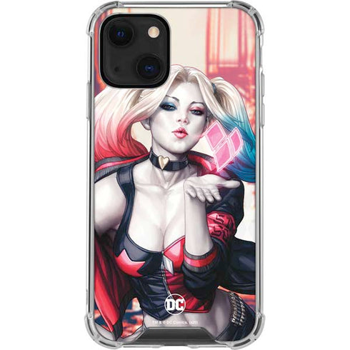 DC Comics Harley Quinn Rebirth Cover #1 Legacy Color Variant Art by Art Germ iPhone 14 Plus Clear Case
