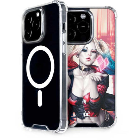 DC Comics Harley Quinn Rebirth Cover #1 Legacy Color Variant Art by Art Germ iPhone 14 Pro MagSafe Case