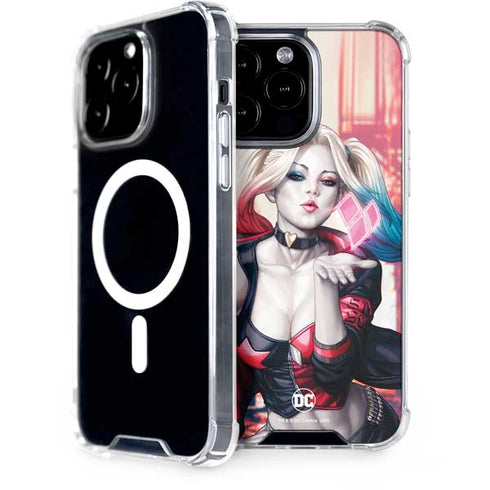 DC Comics Harley Quinn Rebirth Cover #1 Legacy Color Variant Art by Art Germ iPhone 15 Pro Max MagSafe Case