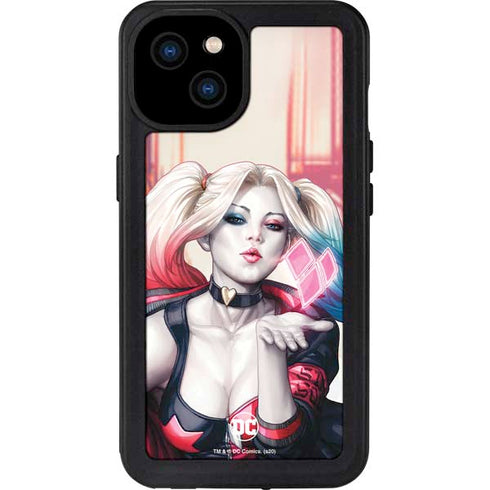 DC Comics Harley Quinn Rebirth Cover #1 Legacy Color Variant Art by Art Germ iPhone 15 Plus Waterproof Case