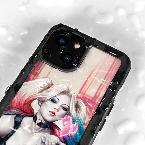DC Comics Harley Quinn Rebirth Cover #1 Legacy Color Variant Art by Art Germ iPhone 15 Waterproof Case