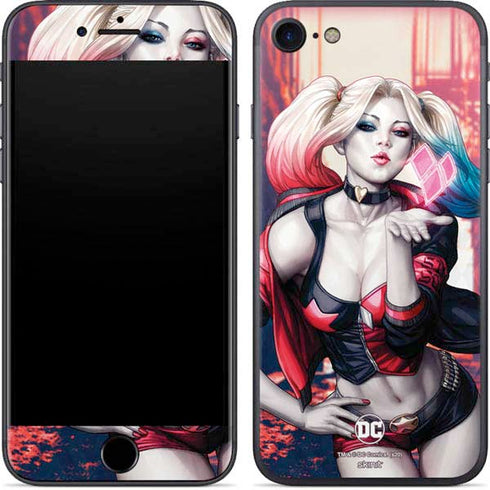 DC Comics Harley Quinn Rebirth Cover #1 Legacy Color Variant Art by Art Germ iPhone 8 Skin