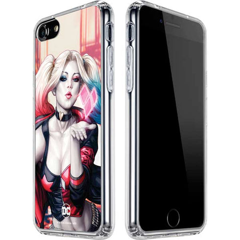 DC Comics Harley Quinn Rebirth Cover #1 Legacy Color Variant Art by Art Germ iPhone SE (2nd & 3rd Gen) Clear Case