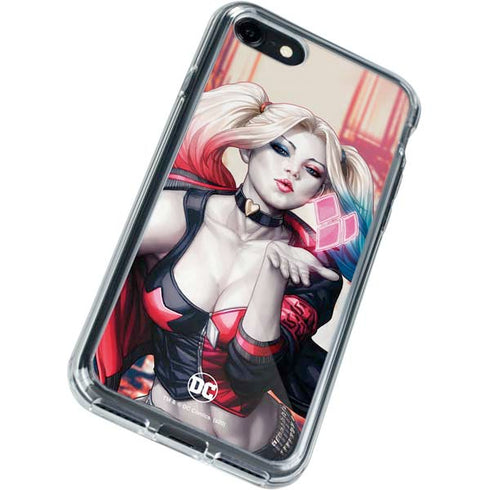 DC Comics Harley Quinn Rebirth Cover #1 Legacy Color Variant Art by Art Germ iPhone SE (2nd & 3rd Gen) Clear Case