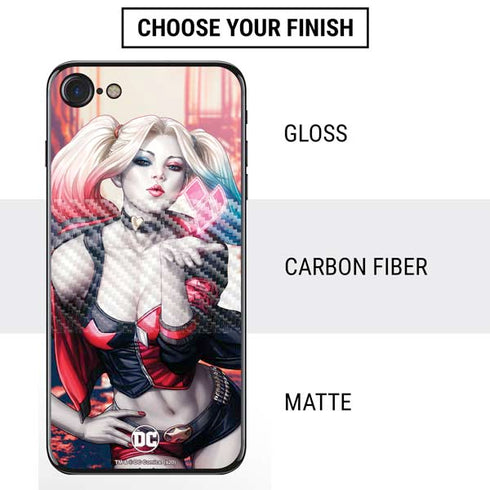 DC Comics Harley Quinn Rebirth Cover #1 Legacy Color Variant Art by Art Germ iPhone SE (2nd & 3rd Gen) Skin