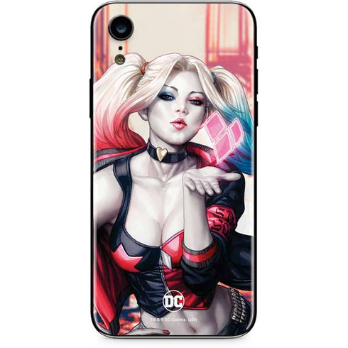 DC Comics Harley Quinn Rebirth Cover #1 Legacy Color Variant Art by Art Germ iPhone XR Skin