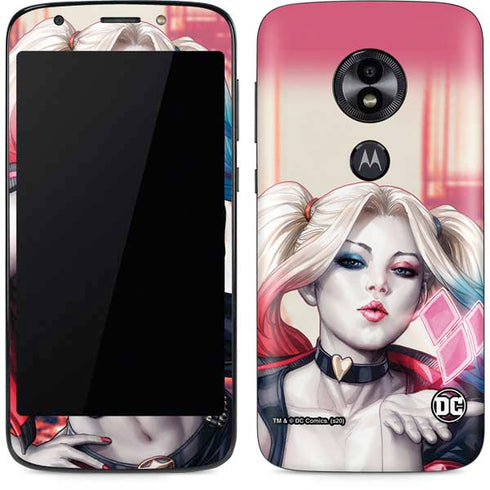 DC Comics Harley Quinn Rebirth Cover #1 Legacy Color Variant Art by Art Germ Moto E5 Play Skin