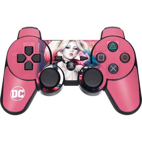 DC Comics Harley Quinn Rebirth Cover #1 Legacy Color Variant Art by Art Germ PS3 Dual Shock wireless controller Skin