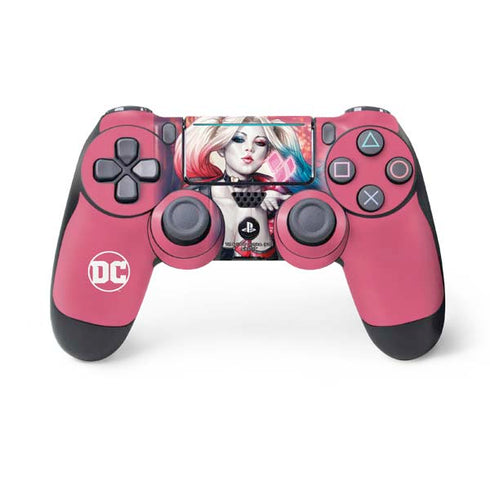 DC Comics Harley Quinn Rebirth Cover #1 Legacy Color Variant Art by Art Germ PS4 Pro/Slim Controller Skin