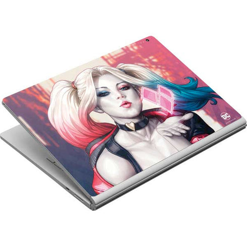 DC Comics Harley Quinn Rebirth Cover #1 Legacy Color Variant Art by Art Germ Surface Book Skin