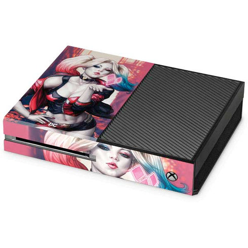 DC Comics Harley Quinn Rebirth Cover #1 Legacy Color Variant Art by Art Germ Xbox One Console Skin