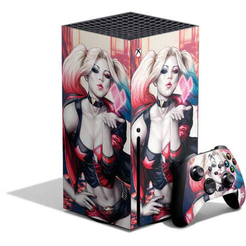 DC Comics Harley Quinn Rebirth Cover #1 Legacy Color Variant Art by Art Germ Xbox Series X Bundle Skin
