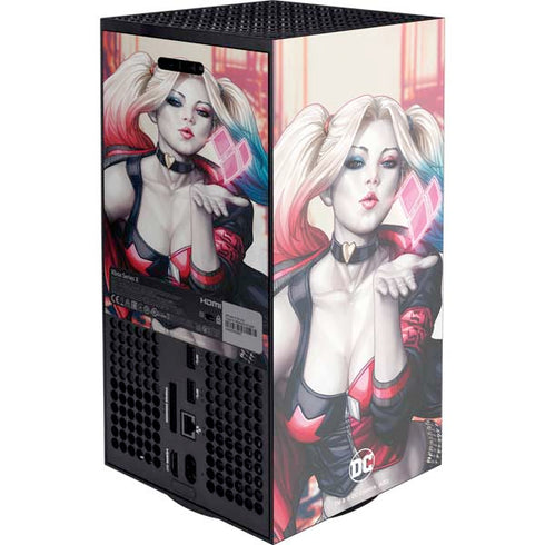 DC Comics Harley Quinn Rebirth Cover #1 Legacy Color Variant Art by Art Germ Xbox Series X Console Skin
