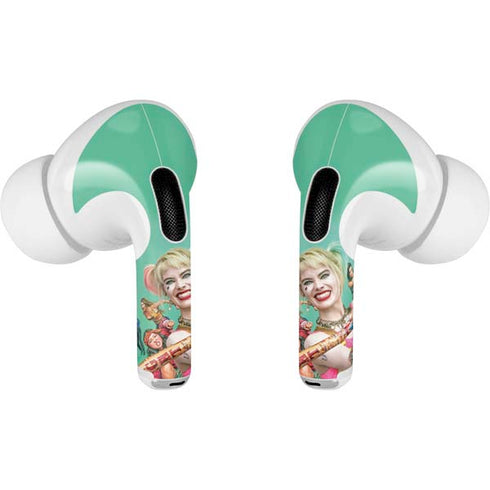 DC Comics Harley Quinn Birds of Prey Movie Poster Apple AirPods Pro Skin