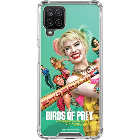DC Comics Harley Quinn Birds of Prey Movie Poster Galaxy A12 Clear Case