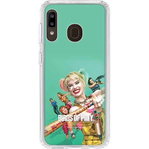 DC Comics Harley Quinn Birds of Prey Movie Poster Galaxy A20 Clear Case