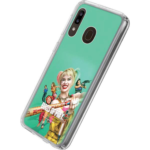 DC Comics Harley Quinn Birds of Prey Movie Poster Galaxy A20 Clear Case