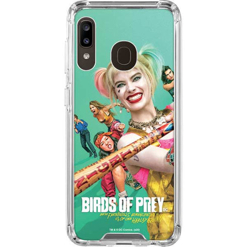 DC Comics Harley Quinn Birds of Prey Movie Poster Galaxy A30 Clear Case