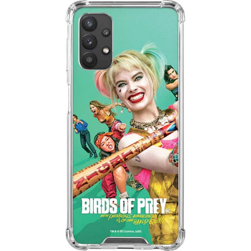 DC Comics Harley Quinn Birds of Prey Movie Poster Galaxy A32 5G Clear Case
