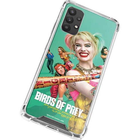DC Comics Harley Quinn Birds of Prey Movie Poster Galaxy A32 5G Clear Case