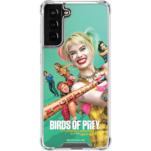 DC Comics Harley Quinn Birds of Prey Movie Poster Galaxy S21 FE Clear Case