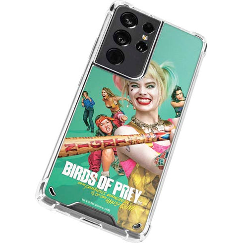 DC Comics Harley Quinn Birds of Prey Movie Poster Galaxy S21 Ultra 5G Clear Case
