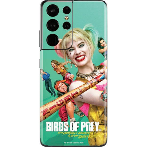 DC Comics Harley Quinn Birds of Prey Movie Poster Galaxy S21 Ultra 5G Skin