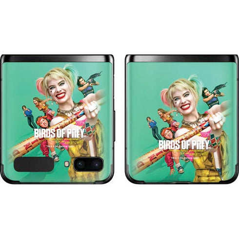 DC Comics Harley Quinn Birds of Prey Movie Poster Galaxy Z Flip Skin