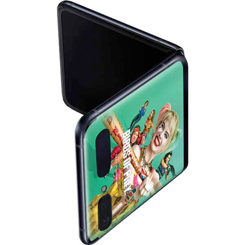 DC Comics Harley Quinn Birds of Prey Movie Poster Galaxy Z Flip Skin