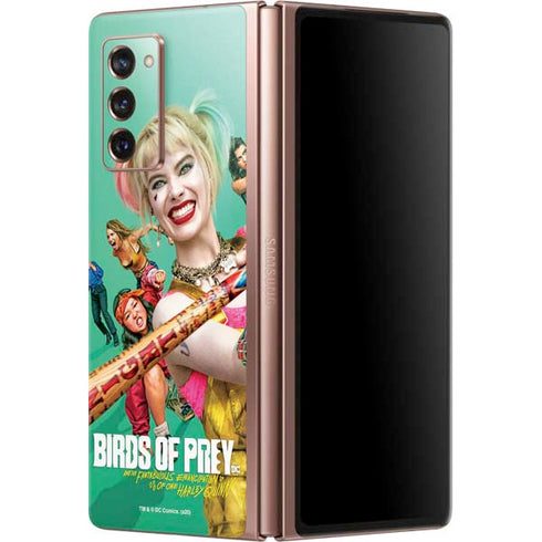 DC Comics Harley Quinn Birds of Prey Movie Poster Galaxy Z Fold2 5G Skin