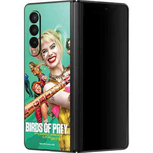 DC Comics Harley Quinn Birds of Prey Movie Poster Galaxy Z Fold3 5G Skin