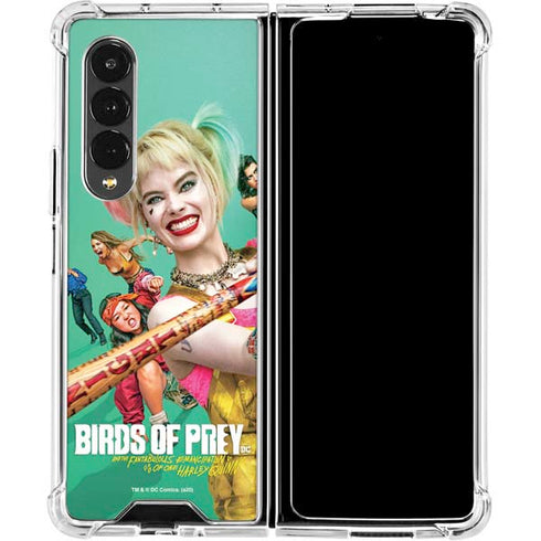 DC Comics Harley Quinn Birds of Prey Movie Poster Galaxy Z Fold4 5G Clear Case