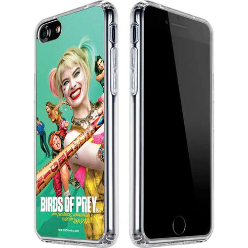 DC Comics Harley Quinn Birds of Prey Movie Poster iPhone SE (2nd & 3rd Gen) Clear Case