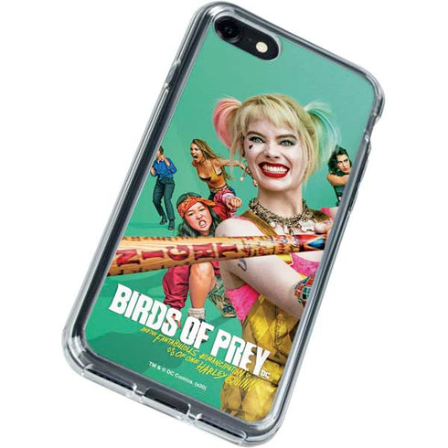 DC Comics Harley Quinn Birds of Prey Movie Poster iPhone SE (2nd & 3rd Gen) Clear Case
