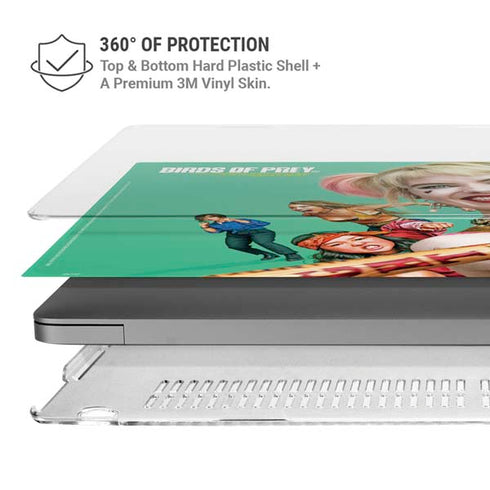 DC Comics Harley Quinn Birds of Prey MacBook Pro 16in (2021-25) Case plus Skin