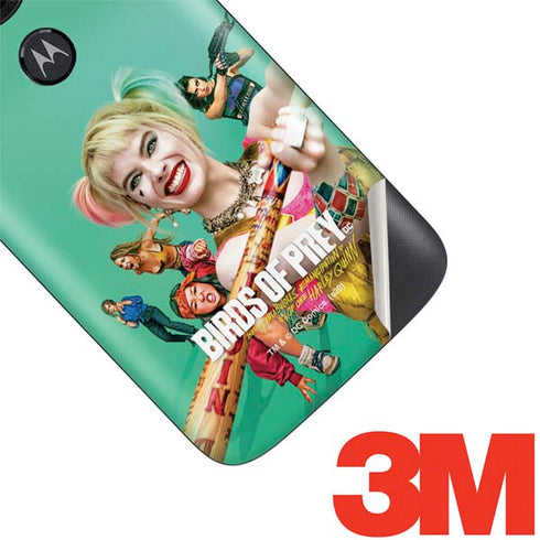 DC Comics Harley Quinn Birds of Prey Movie Poster Moto E5 Play Skin