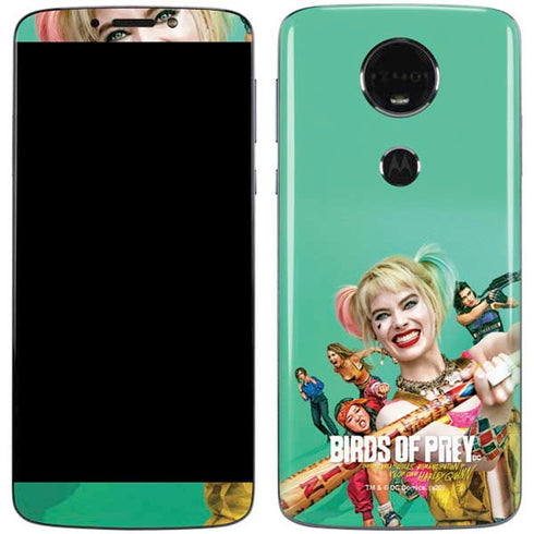 DC Comics Harley Quinn Birds of Prey Movie Poster Moto E5 Plus Skin