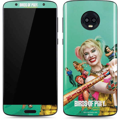 DC Comics Harley Quinn Birds of Prey Movie Poster Moto G6 Skin