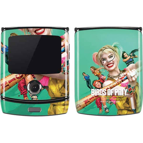 DC Comics Harley Quinn Birds of Prey Movie Poster Motorola RAZR Skin