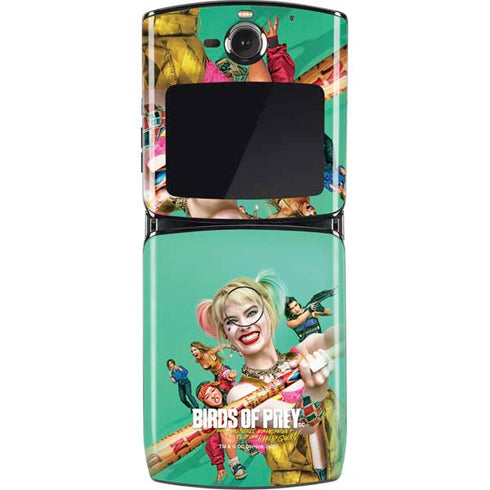 DC Comics Harley Quinn Birds of Prey Movie Poster Motorola RAZR Skin