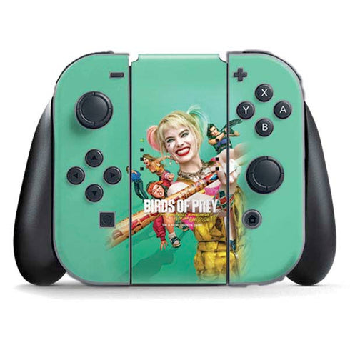DC Comics Harley Quinn Birds of Prey Nintendo Switch (2017-2021) Joy-Con Controller Skin