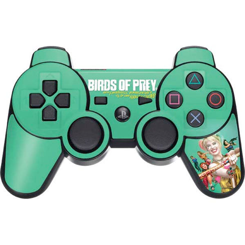 DC Comics Harley Quinn Birds of Prey Movie Poster PS3 Dual Shock wireless controller Skin