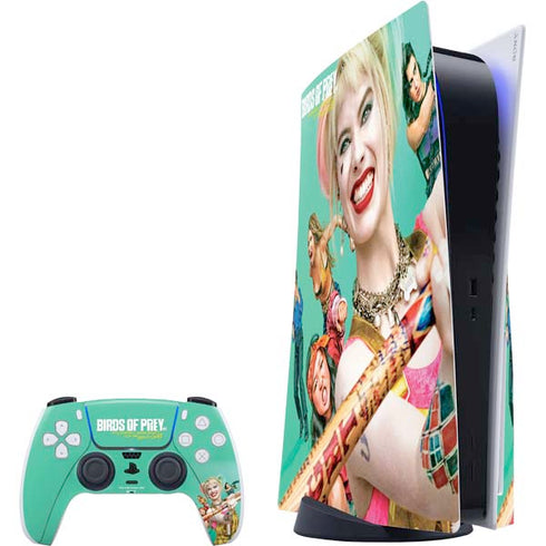 DC Comics Harley Quinn Birds of Prey Movie Poster PS5 Bundle Skin