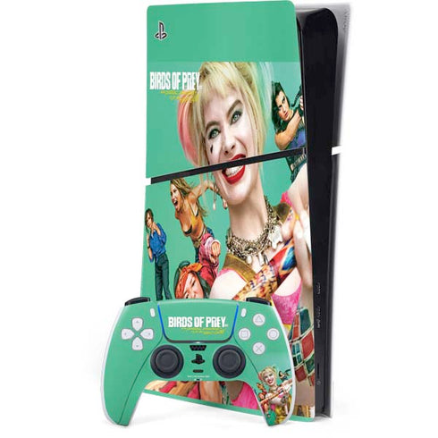 DC Comics Harley Quinn Birds of Prey PS5 Slim Digital Edition Bundle Skin