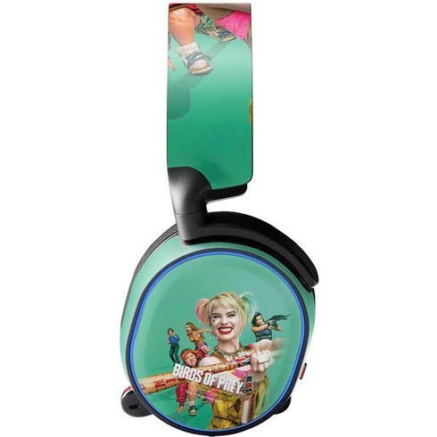 DC Comics Harley Quinn Birds of Prey Movie Poster SteelSeries Arctis 5 Skin