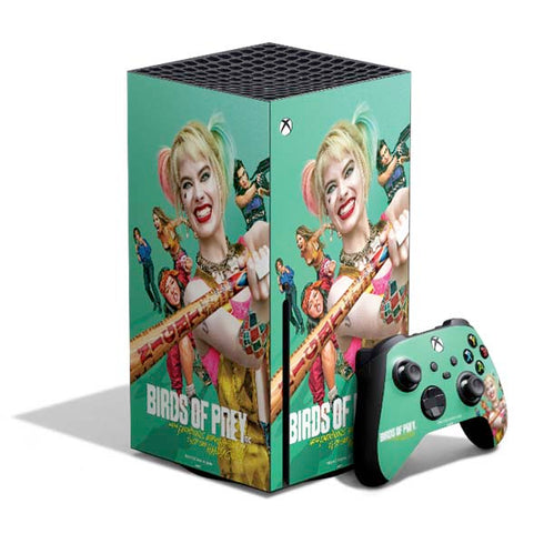 DC Comics Harley Quinn Birds of Prey Movie Poster Xbox Series X Bundle Skin
