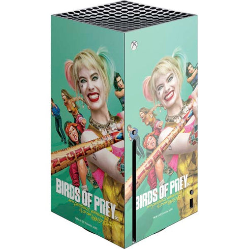 DC Comics Harley Quinn Birds of Prey Movie Poster Xbox Series X Console Skin