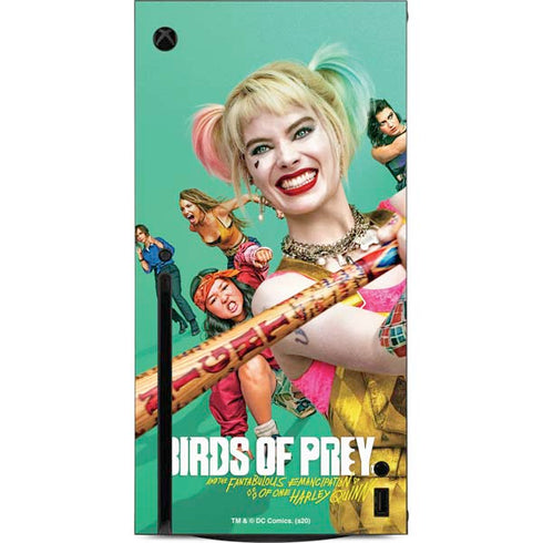 DC Comics Harley Quinn Birds of Prey Movie Poster Xbox Series X Console Skin
