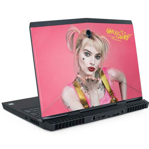 DC Comics Harley Quinn Blowing Kisses Dell Alienware Skin