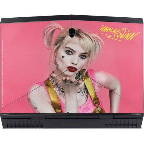 DC Comics Harley Quinn Blowing Kisses Dell Alienware Skin